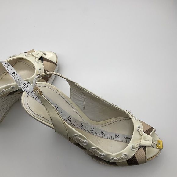 BURBERRY ESPADRILLES HEELS - Picture 3 of 13